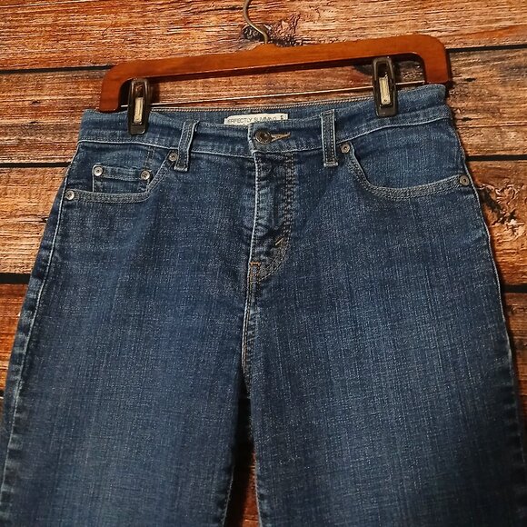 Levis 512 Jeans 10 30X28 Perfectly Slimming Boot Cut Flap Pocket Blue Denim - Picture 4 of 9